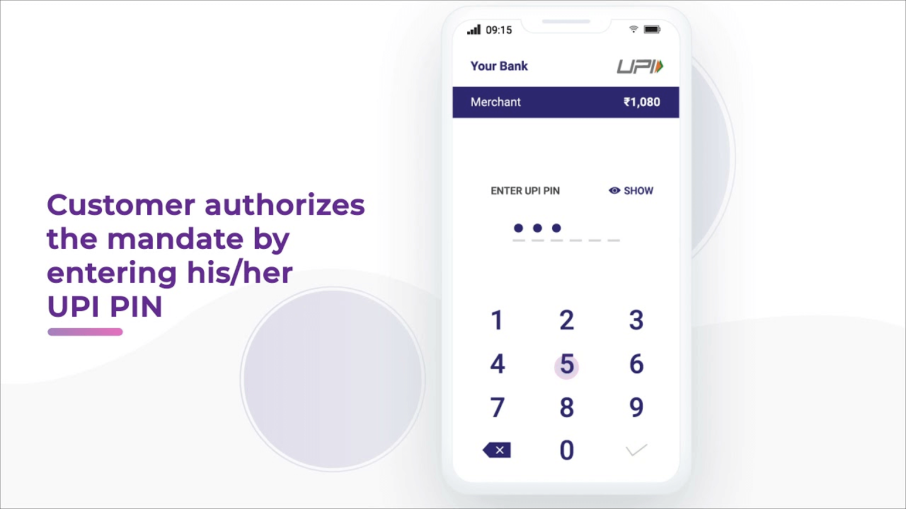 UPI PIN Entry